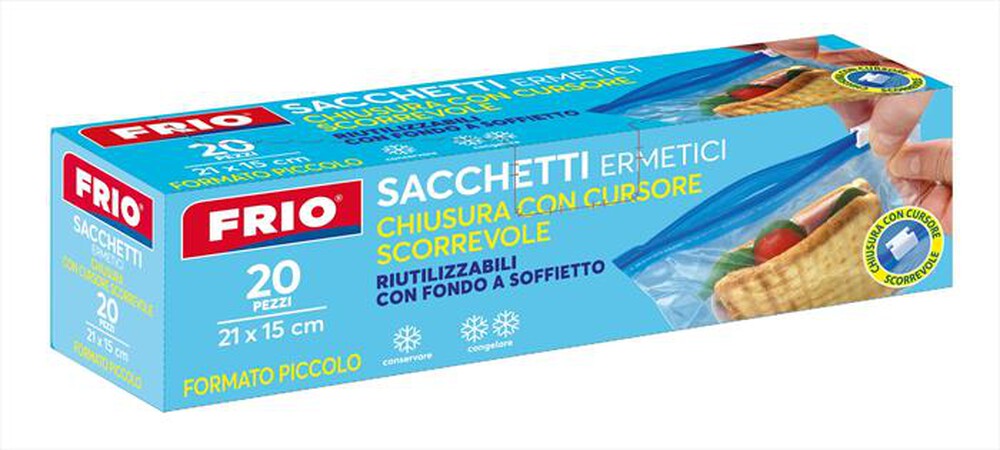 Immagine del prodotto LAVATELLI - FRIO SACCHETTI CON CURSORE PICCOLI 15X21CM 20PZ