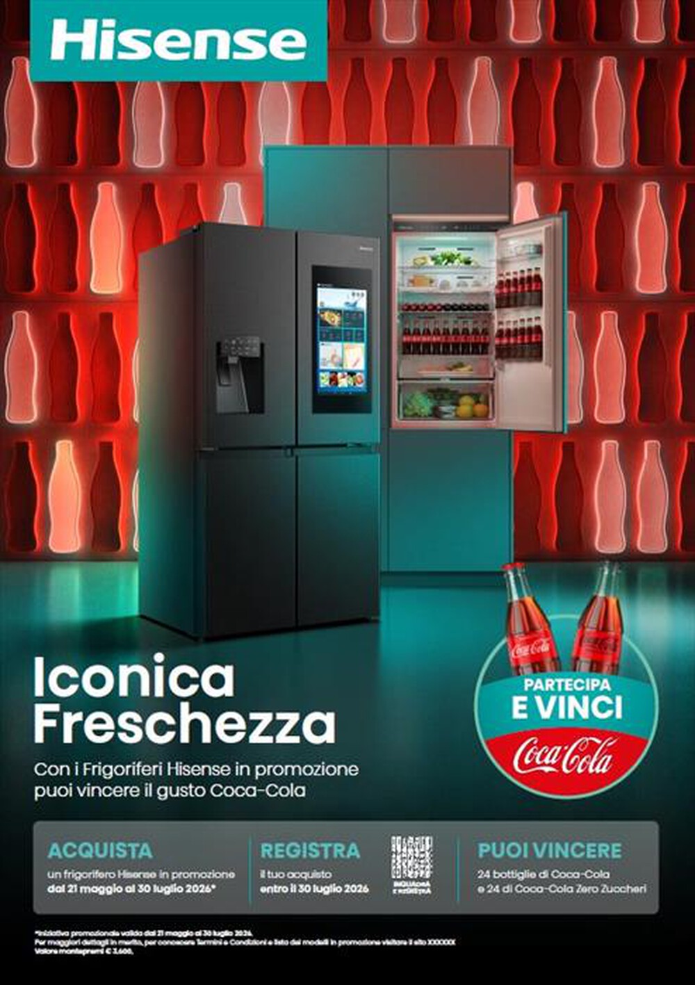 Immagine del prodotto HISENSE - Frigorifero 2 porte MBI54370E Classe D 377lt-Bianco