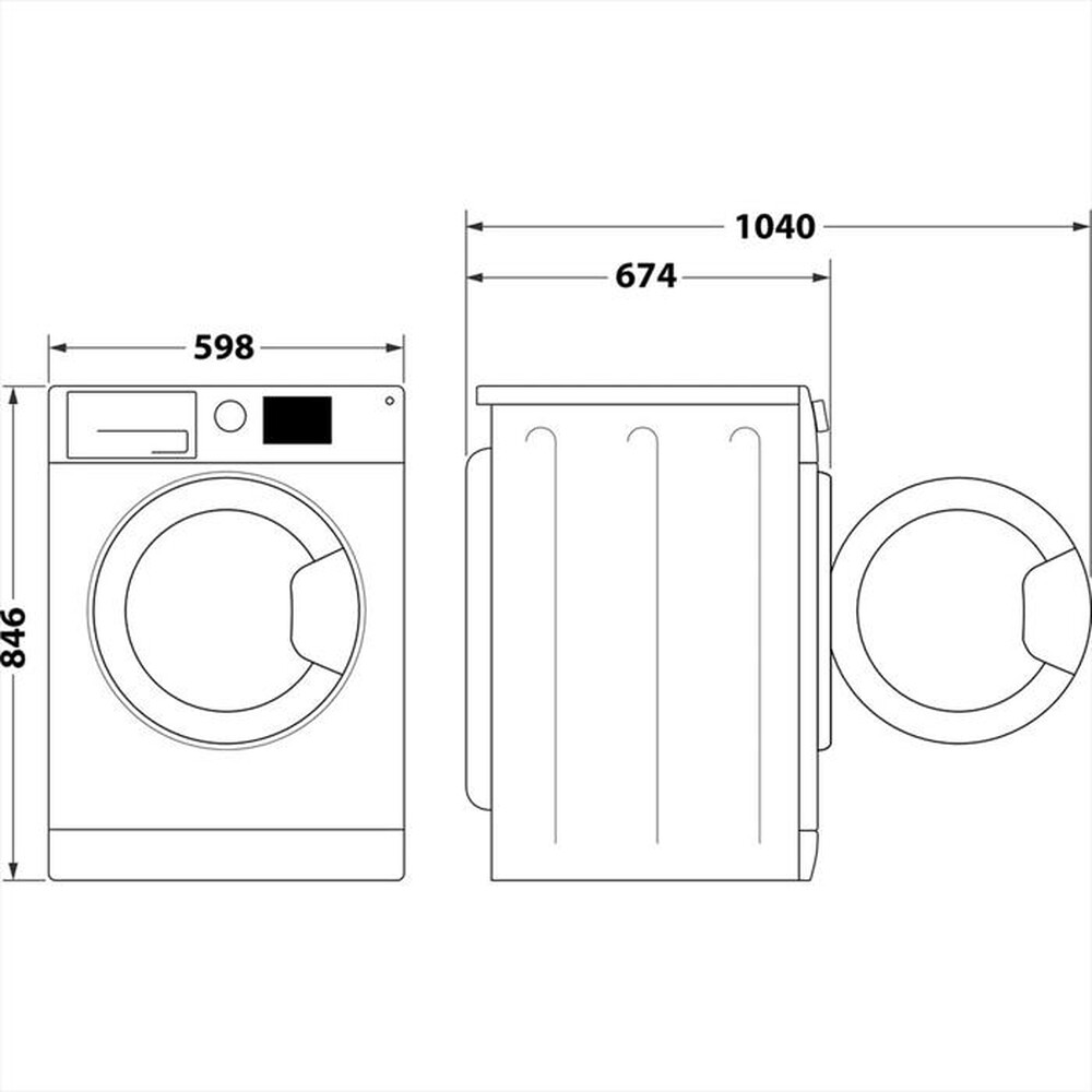 Immagine del prodotto WHIRLPOOL - Asciugatrice C WD 113M WBS IT 11Kg Classe D-Bianco