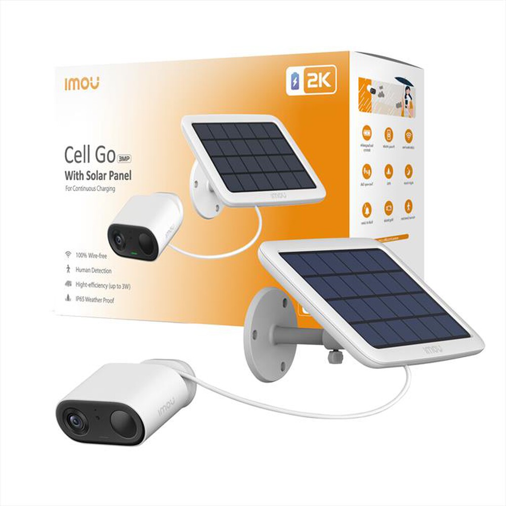 Immagine del prodotto IMOU - Telecamera da interno/esterno CELL GO KIT-BIANCO