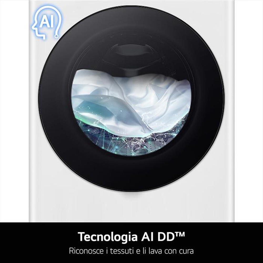 Immagine del prodotto LG - Lavatrice AI DD P1 F4R3P11NSWB 11kg Classe A-Bianco