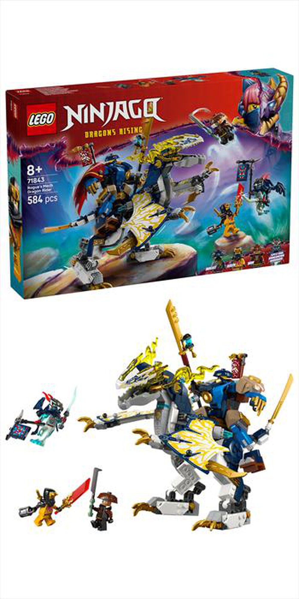 Immagine del prodotto LEGO - NINJAGO Mech cavalca-drago di Rogue 71843