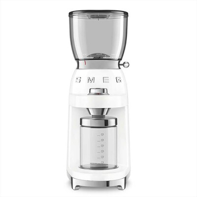 SMEG - Macinacaff&egrave; 50's Style &ndash; CGF01WHEU-Bianco