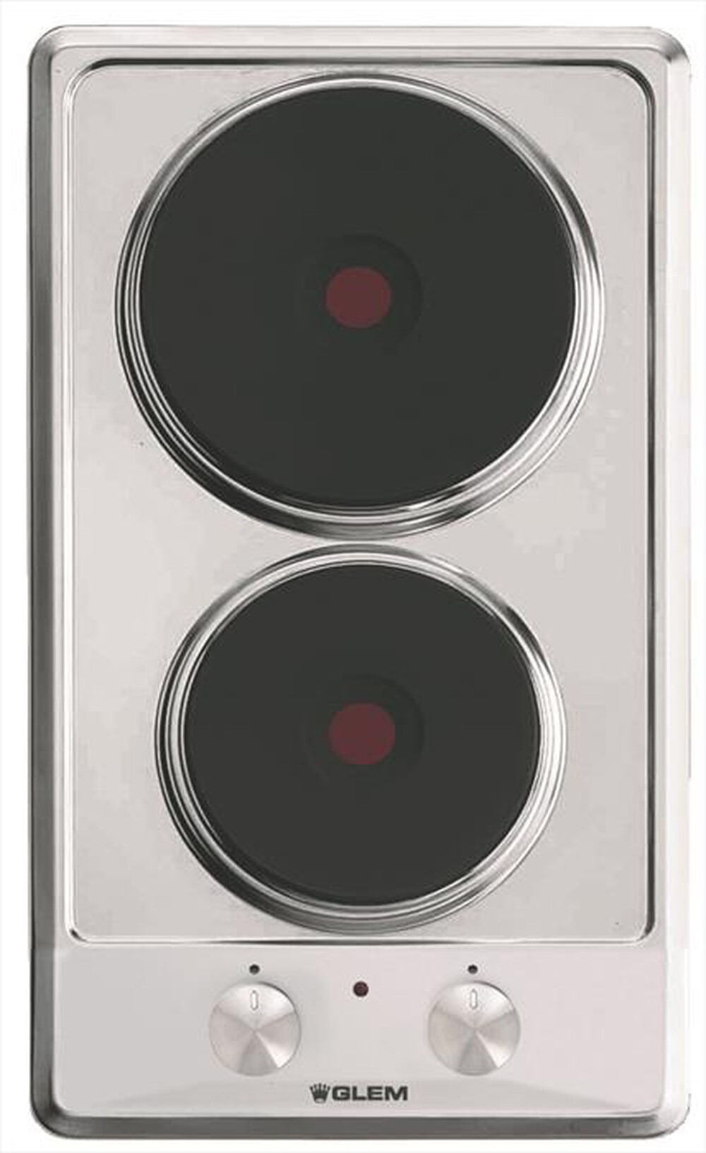 Immagine del prodotto GLEM GAS - Piano cottura elettrico GT320IX 2 fuochi 29 cm-Inox