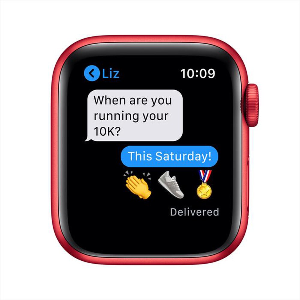 Immagine del prodotto APPLE - Watch Series 6 GPS+Cellular 40mm Allum Rosso-Cinturino Sport Rosso