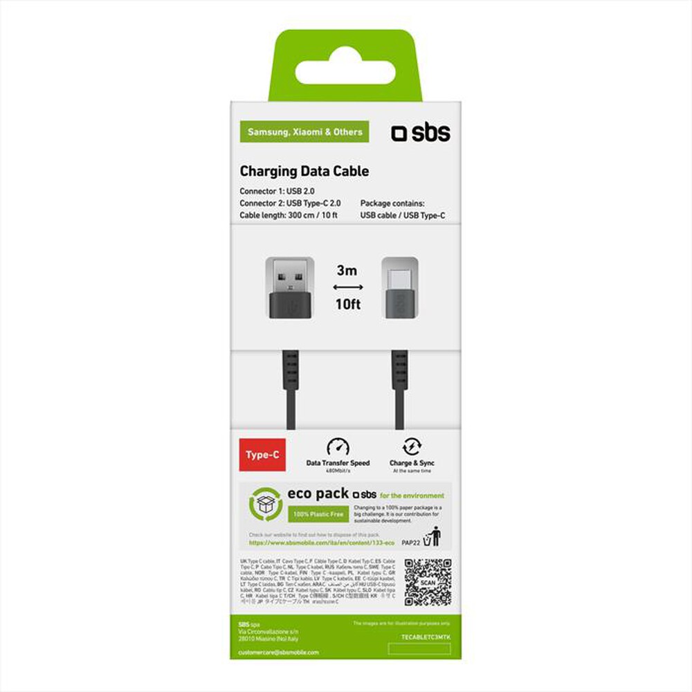 Immagine del prodotto SBS - TECABLETC3MTK-nero