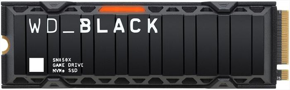 Immagine del prodotto WD - Hard disk SN850X +DISSIP 2TB-Nero