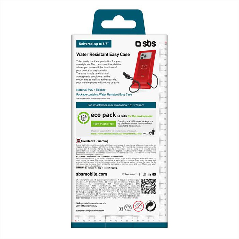 Immagine del prodotto SBS - TEWATEREASY55R-ROSSO