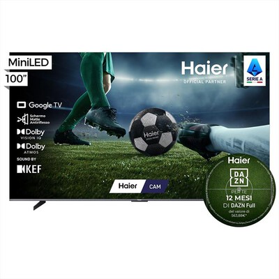 HAIER - Smart TV LED 4K 100" H100S90FUX-Nero