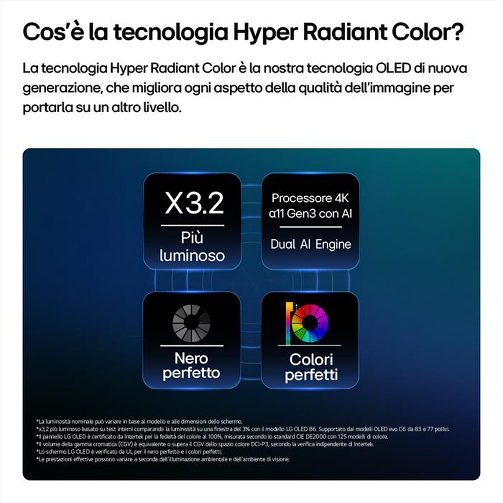 Immagine del prodotto LG - Smart TV OLED Evo AI 77" C6 PRO OLED77C66LB-Charcoal Black