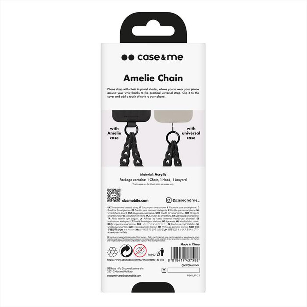 Immagine del prodotto CASEME - Laccetto da polso CMWCHAINMK-Nero