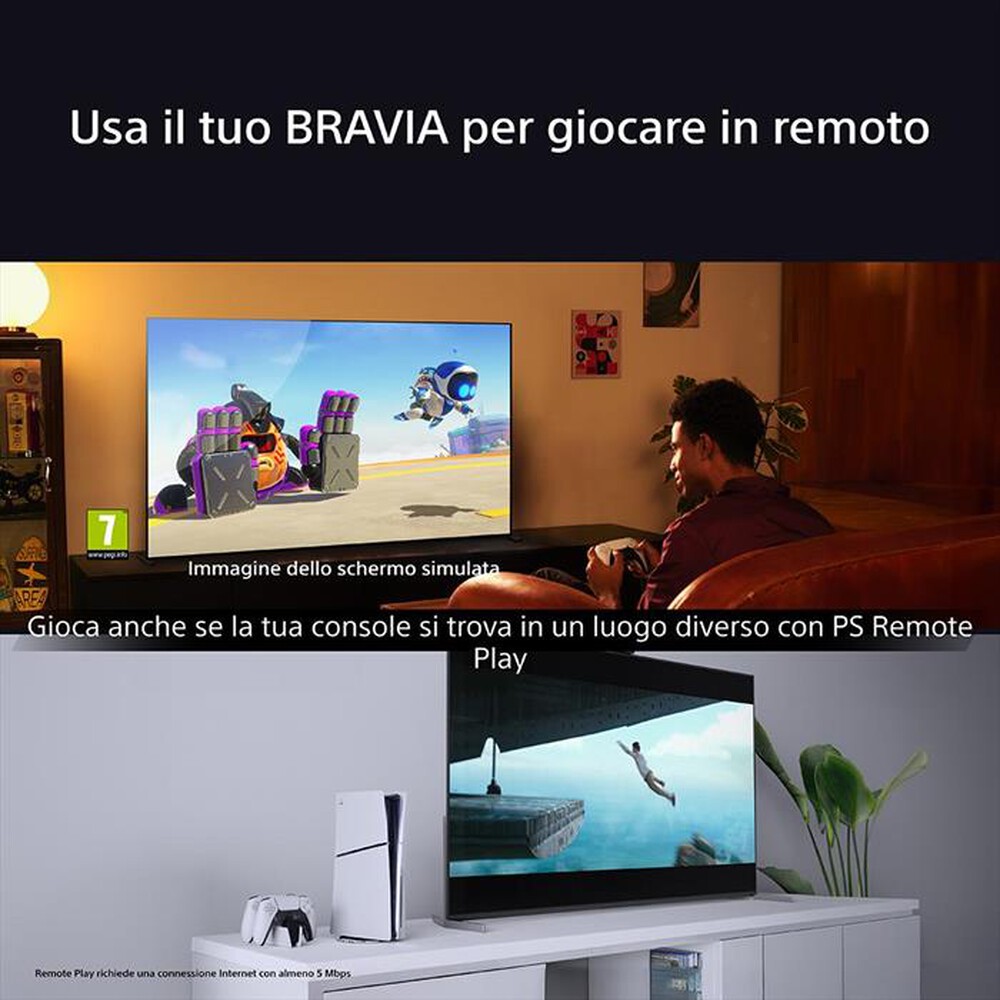 Immagine del prodotto SONY - Smart TV LED UHD 4K 43" K43S39BP.CEI-Nero