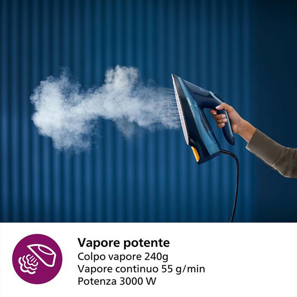 Immagine del prodotto PHILIPS - Ferro da stiro vapore AZUR SERIES 8000 DST8020/20-Blue