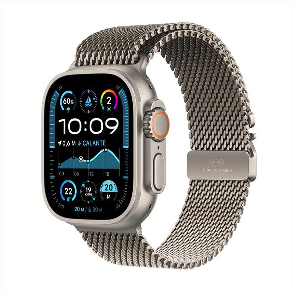 Immagine del prodotto APPLE - Watch Ultra 2 GPS + Cellular 49mm Titanio-Naturale - Loop Milanese - M