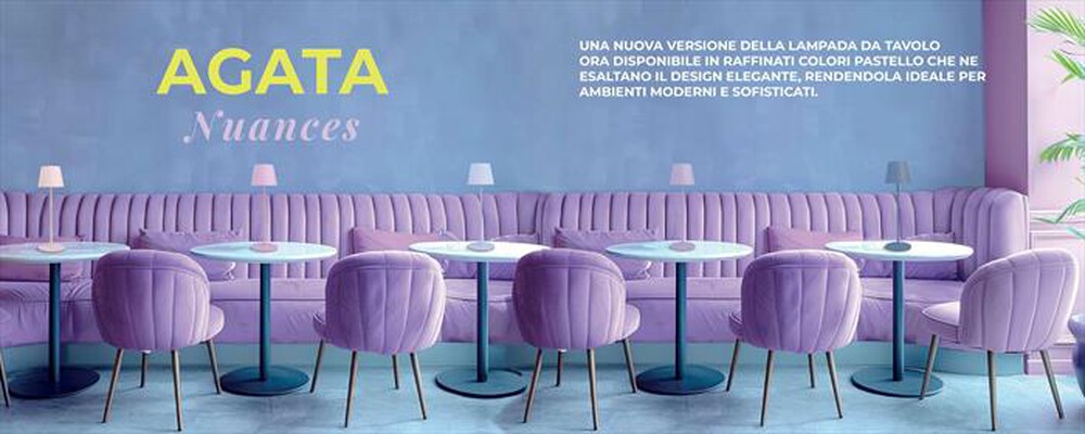 Immagine del prodotto MAJESTIC - Lampada d'appoggio AGATA AP-Azzurro Pastello