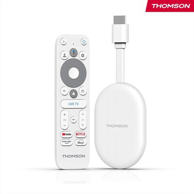 THOMSON - 150 CAST STREAMING DONGLE 4K UHD-Bianco