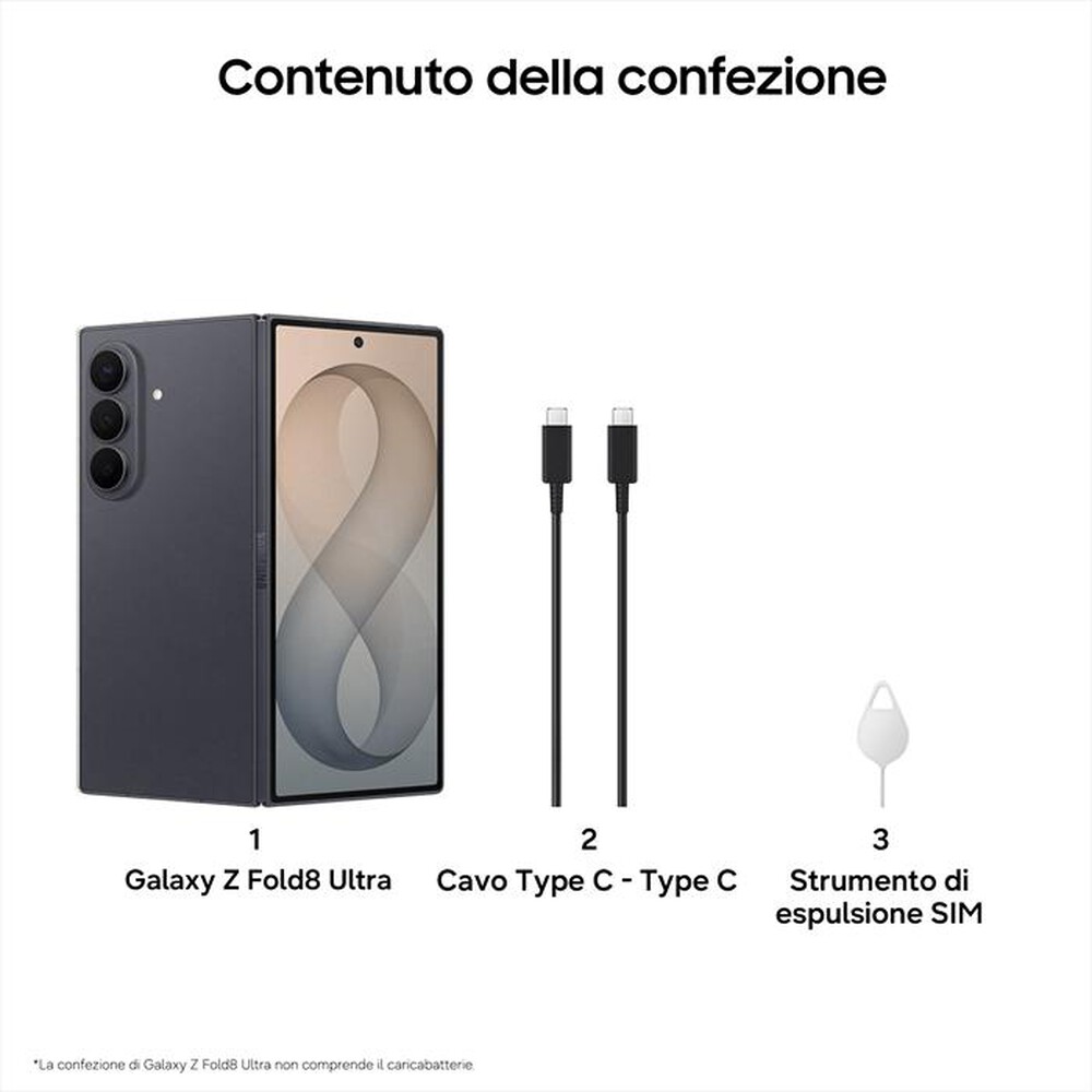 Immagine del prodotto SAMSUNG - Galaxy Z Fold8 Ultra 12+512GB-Graphite