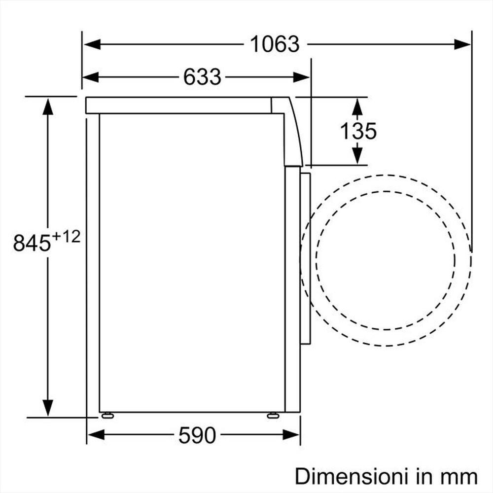 Immagine del prodotto BOSCH - Lavatrice Serie 4 WAN24208II 8Kg 1200g/m Classe A-Bianco