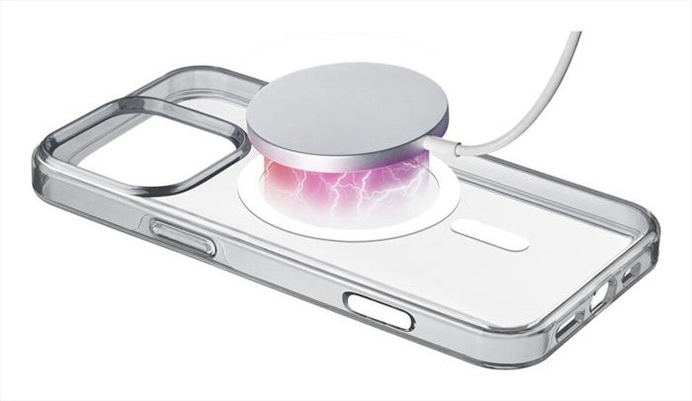 Immagine del prodotto CELLULARLINE - Cover GLOSS MAG per iPhone 16 Pro-Transparent