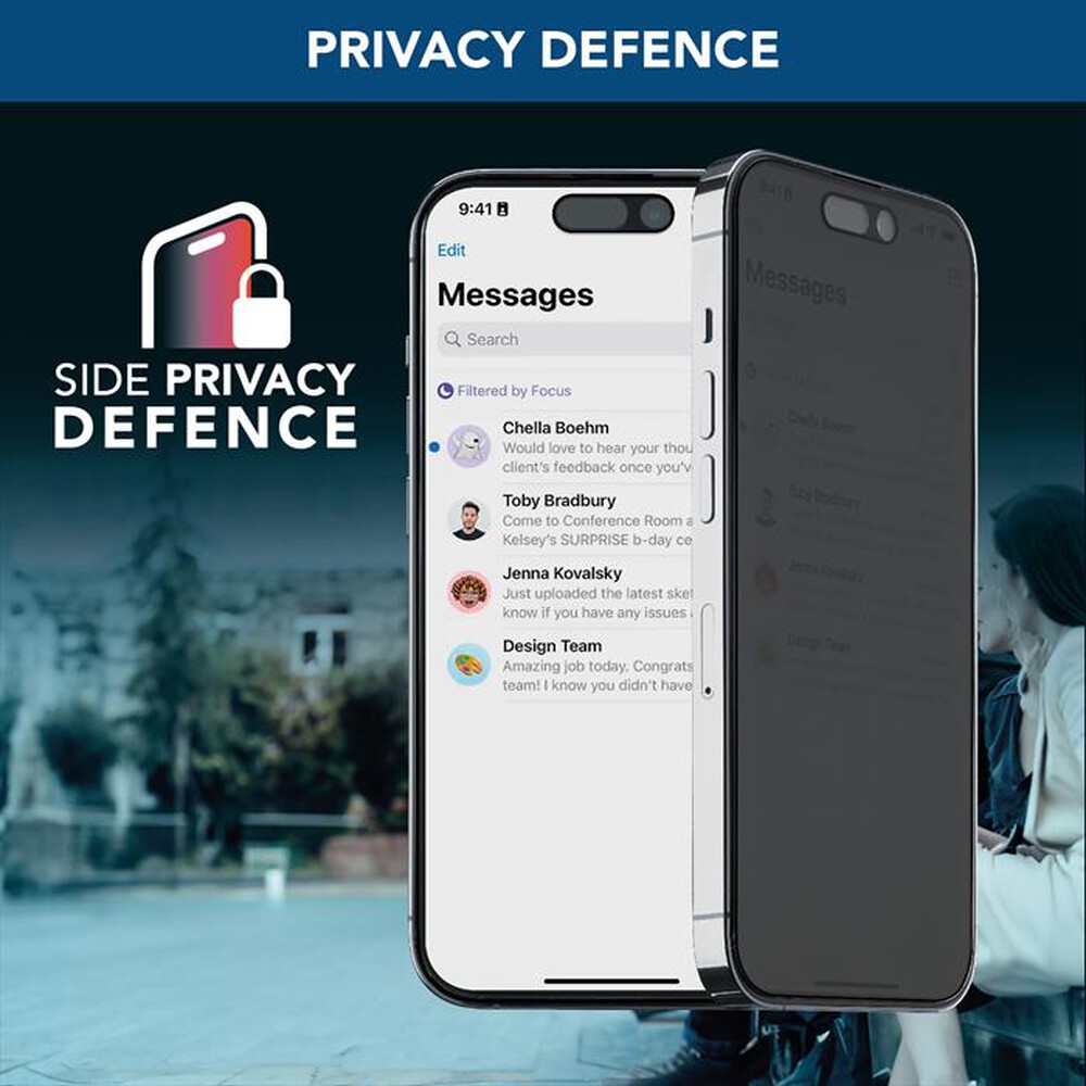 Immagine del prodotto CELLULARLINE - PRIVACY XTREME GLASS - IPHONE 16-Transparent