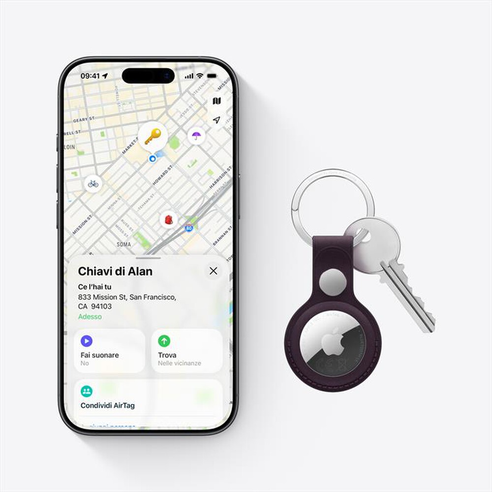 Immagine del prodotto APPLE - AIRTAG - CONFEZIONE DA 4-Argento, Bianco
