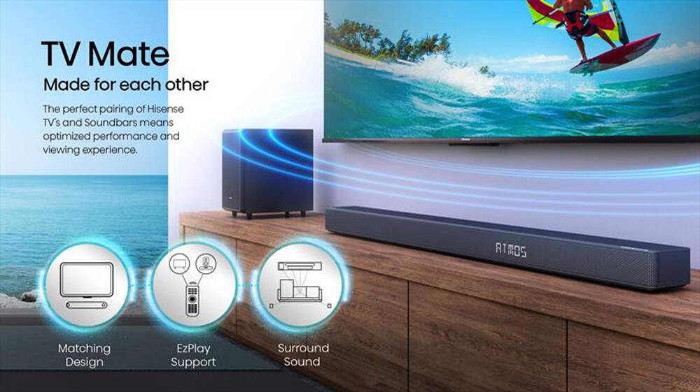 Immagine del prodotto HISENSE - SoundBar AX5125H-NERO