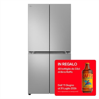 LG - Frigorifero 4 porte GMB860PYDE Classe E 530L-Argento