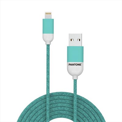 PANTONE - PT-LCS001-5L - LIGHTNING CABLE 1 5 MT-AZZURRO/PLASTICA