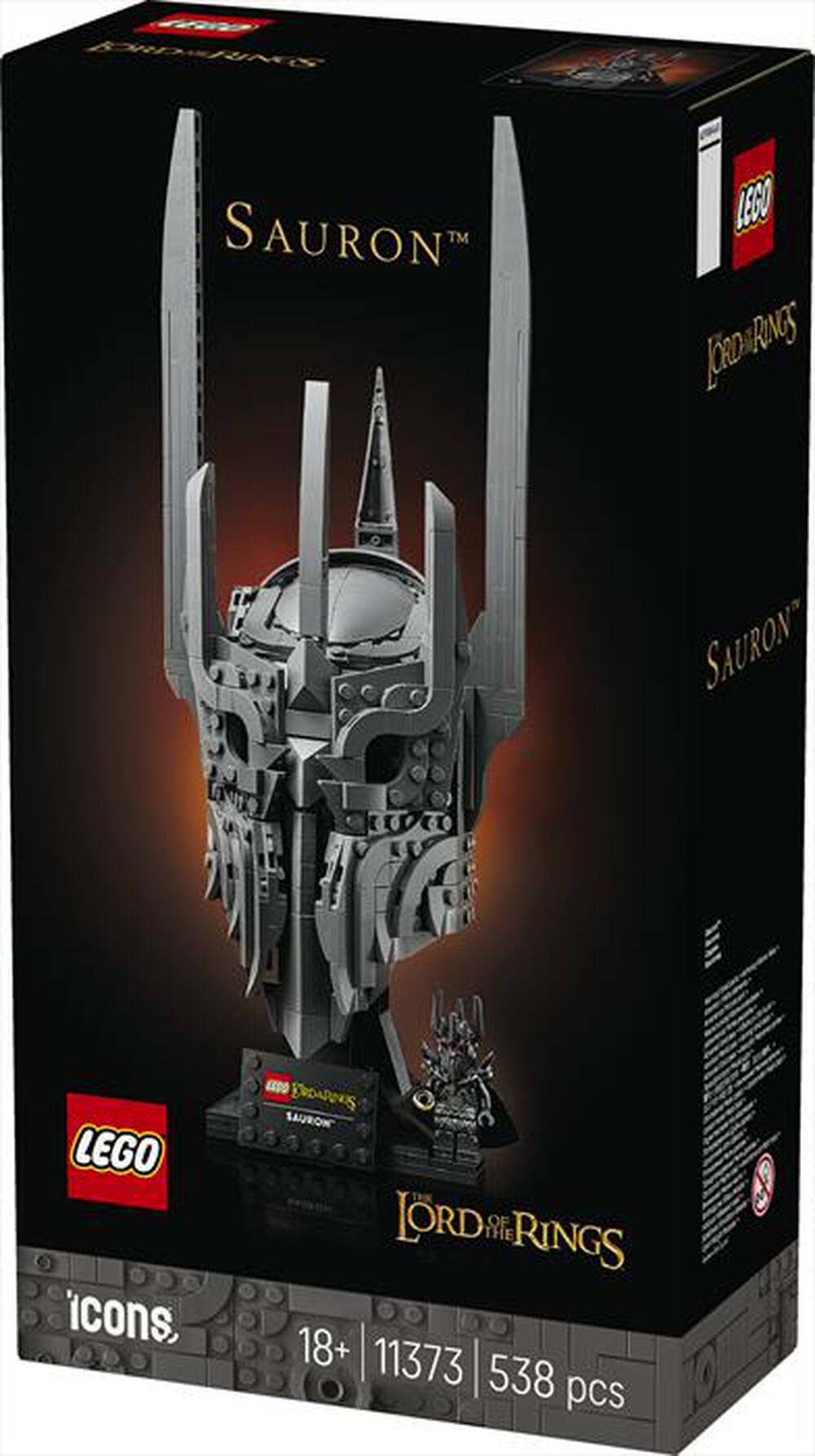 Immagine del prodotto LEGO - ICONS Signore degli Anelli: Elmo di Sauron - 11373-Multicolore