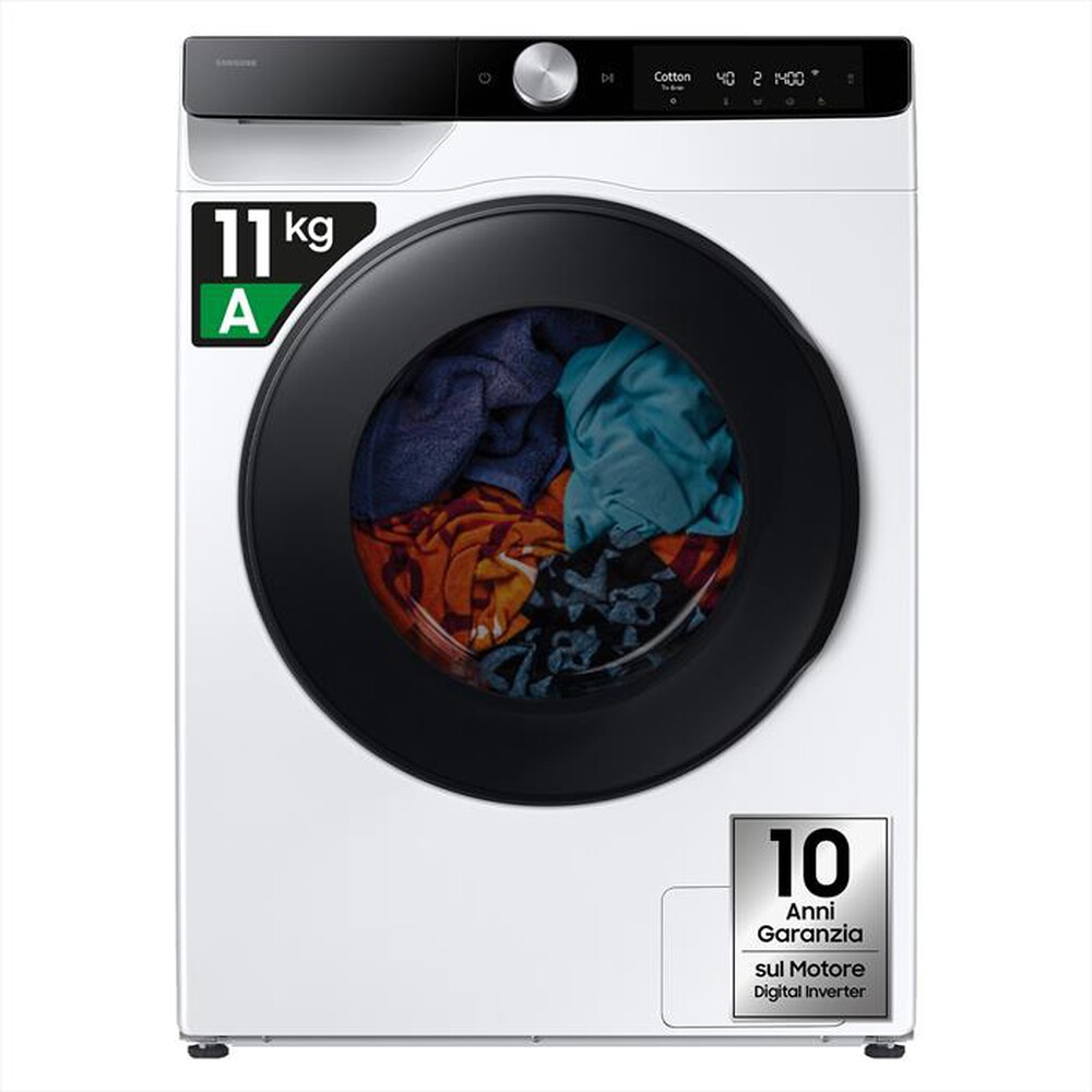 Immagine del prodotto SAMSUNG - Lavasciuga 11/6 Kg WD11DG6B85BKU3 Classe A-bianca con obl&ograve; e display nero