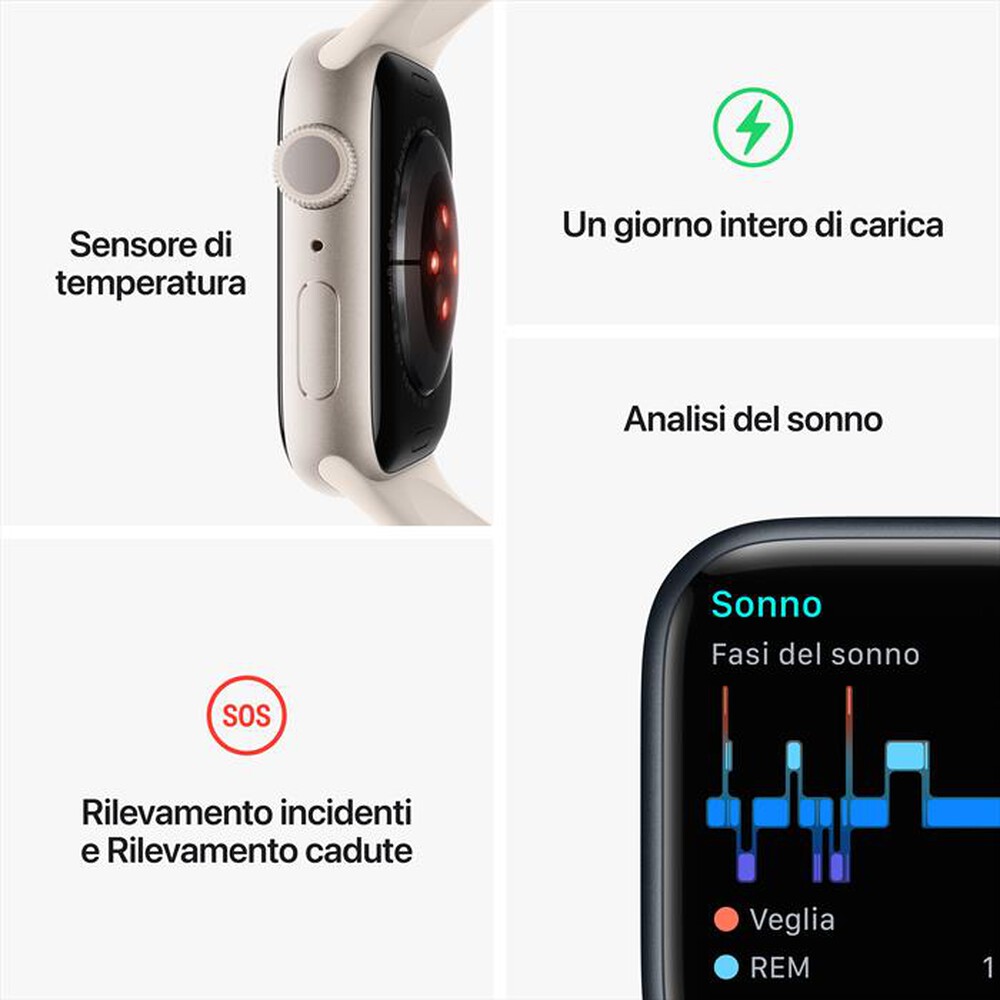 Immagine del prodotto APPLE - Watch Series 8 GPS 41mm Alluminio-(PRODUCT)RED
