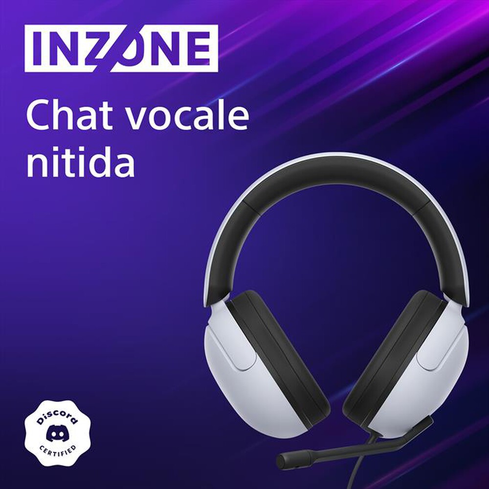 Immagine del prodotto SONY - Cuffie Gaming MDRG300W.CE7-Bianco