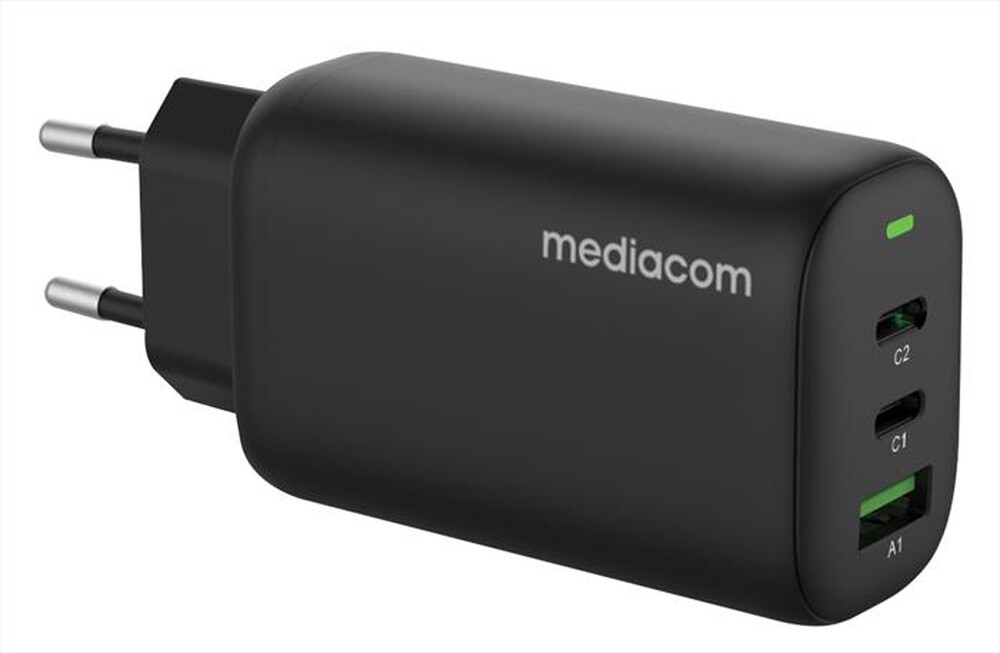 Immagine del prodotto MEDIACOM - Caricatore rapido USB-C per notebook 65W MD-A140-Black