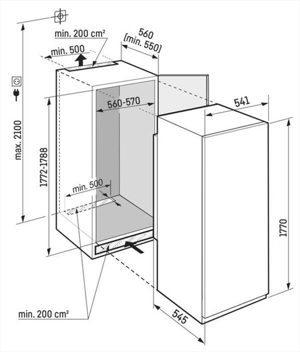 Immagine del prodotto LIEBHERR - Congelatore verticale SIFNSE  5128-22 Classe E 213-Bianco