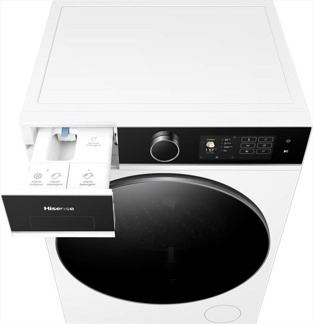 Immagine del prodotto HISENSE - Lavatrice 10,5KG WF5I1045BWQ 1400G Classe A-Bianco/nero