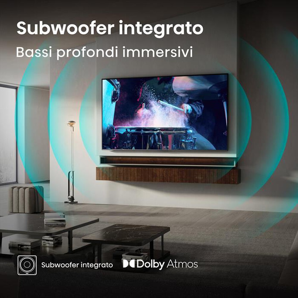 Immagine del prodotto HISENSE - Smart Tv Mini LED 100" 4K Ultra HD 100U7Q 165Hz-NERO
