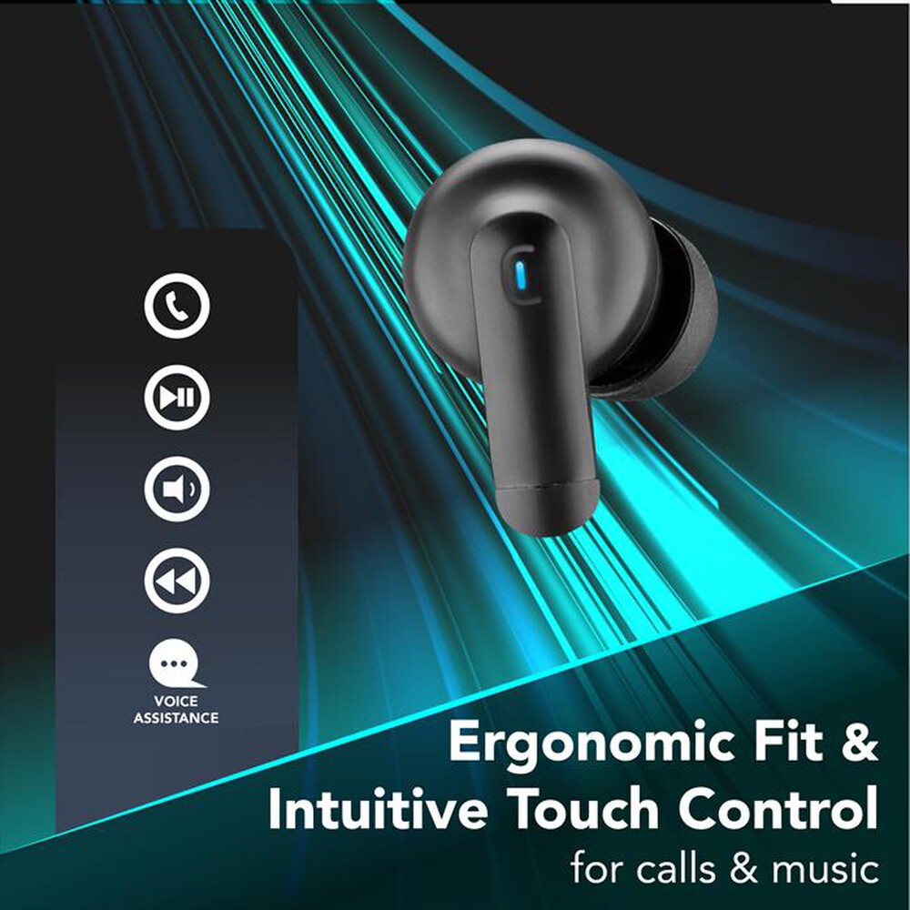 Immagine del prodotto CELLULARLINE - AURICOLARI WEAVY IN-EAR BLUETOOTH TRUE WIRELESS-Nero