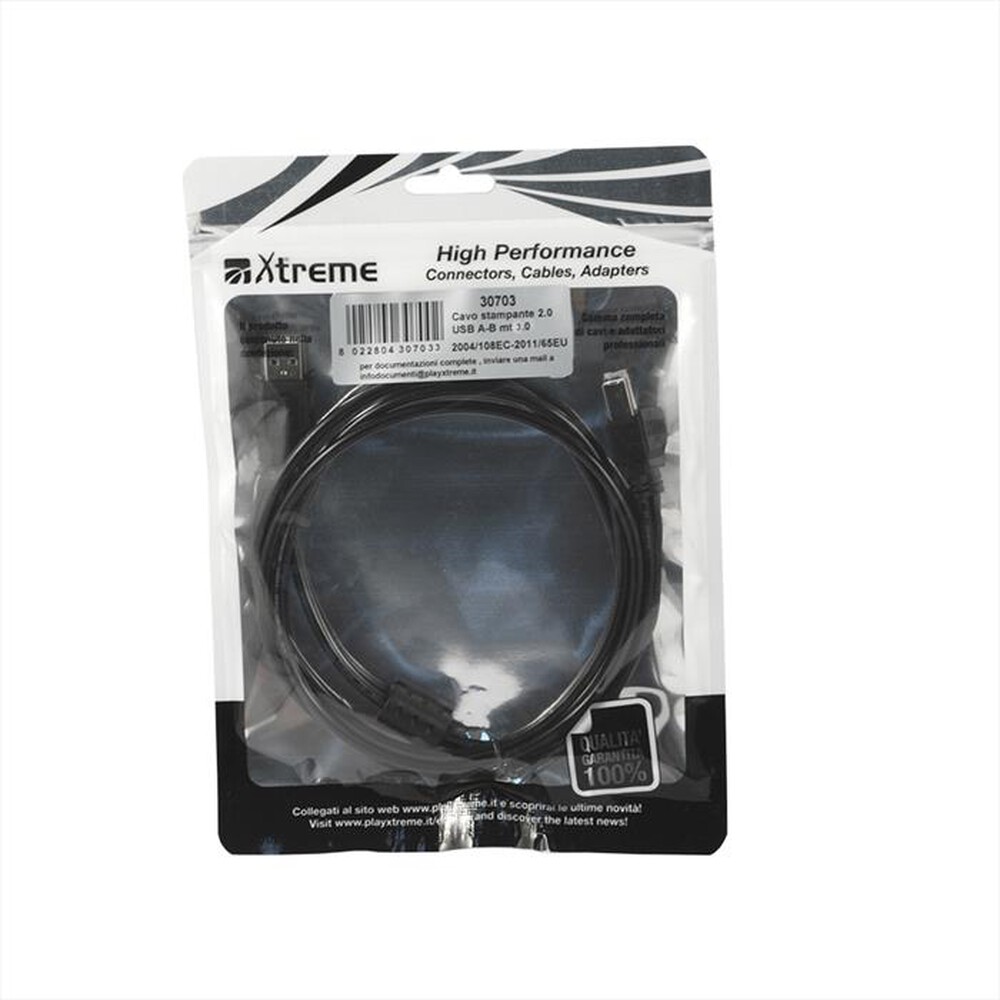 XTREME - 30703 - Cavo per stampanti USB-NERO