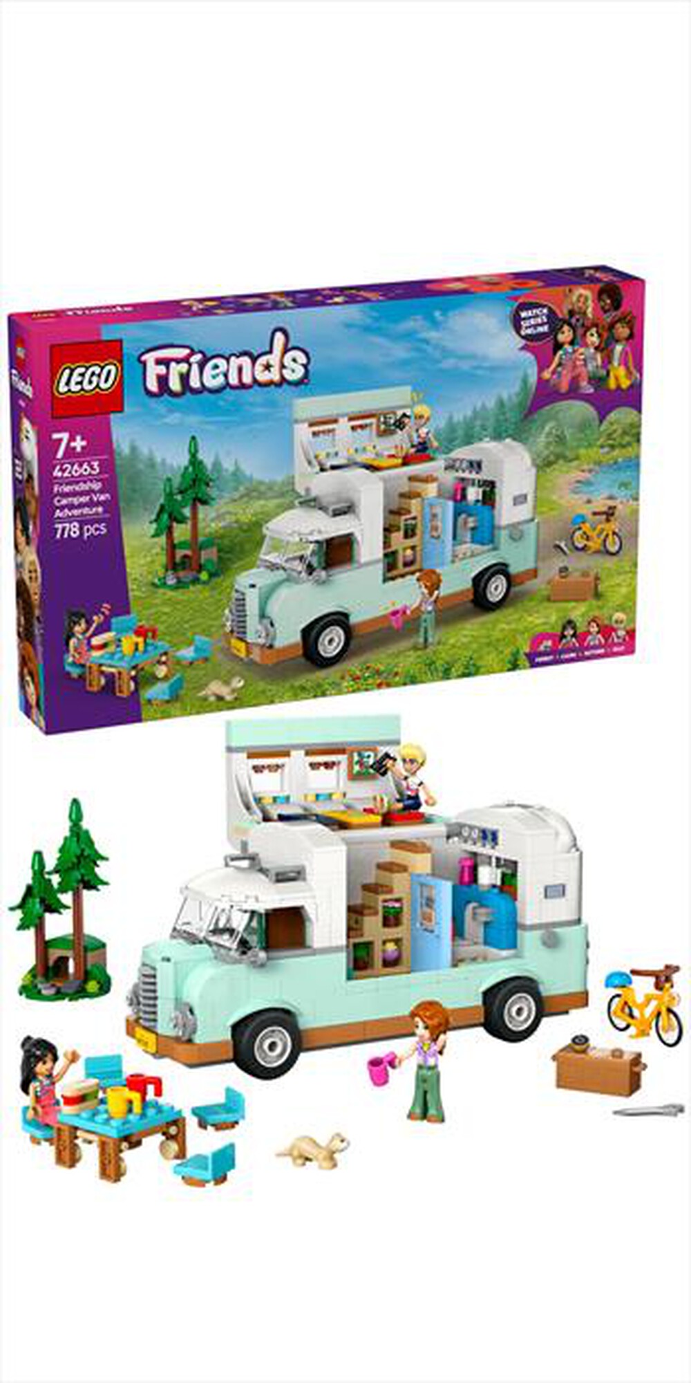 Immagine del prodotto LEGO - FRIENDS Avventura sul camper dell&rsquo;amicizia 42663