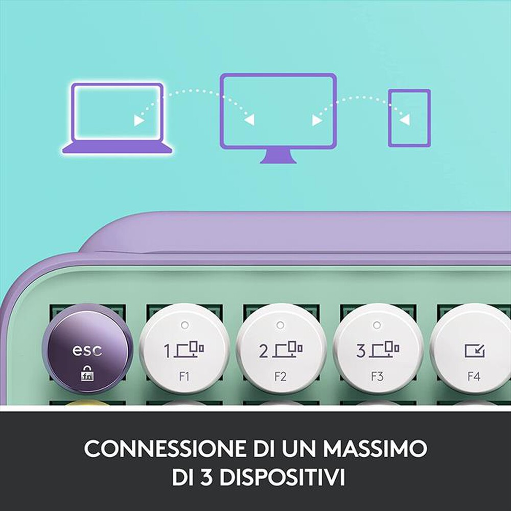 Immagine del prodotto LOGITECH - POP Keys Tastiera-Daydream