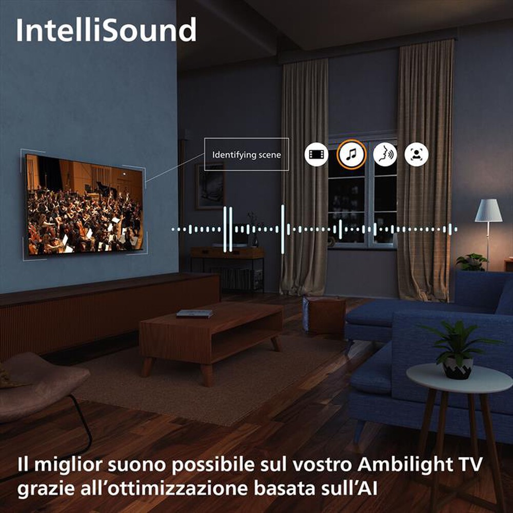 Immagine del prodotto PHILIPS - Smart TV 75" 4K QD MiniLED 75MLED820/12-Black