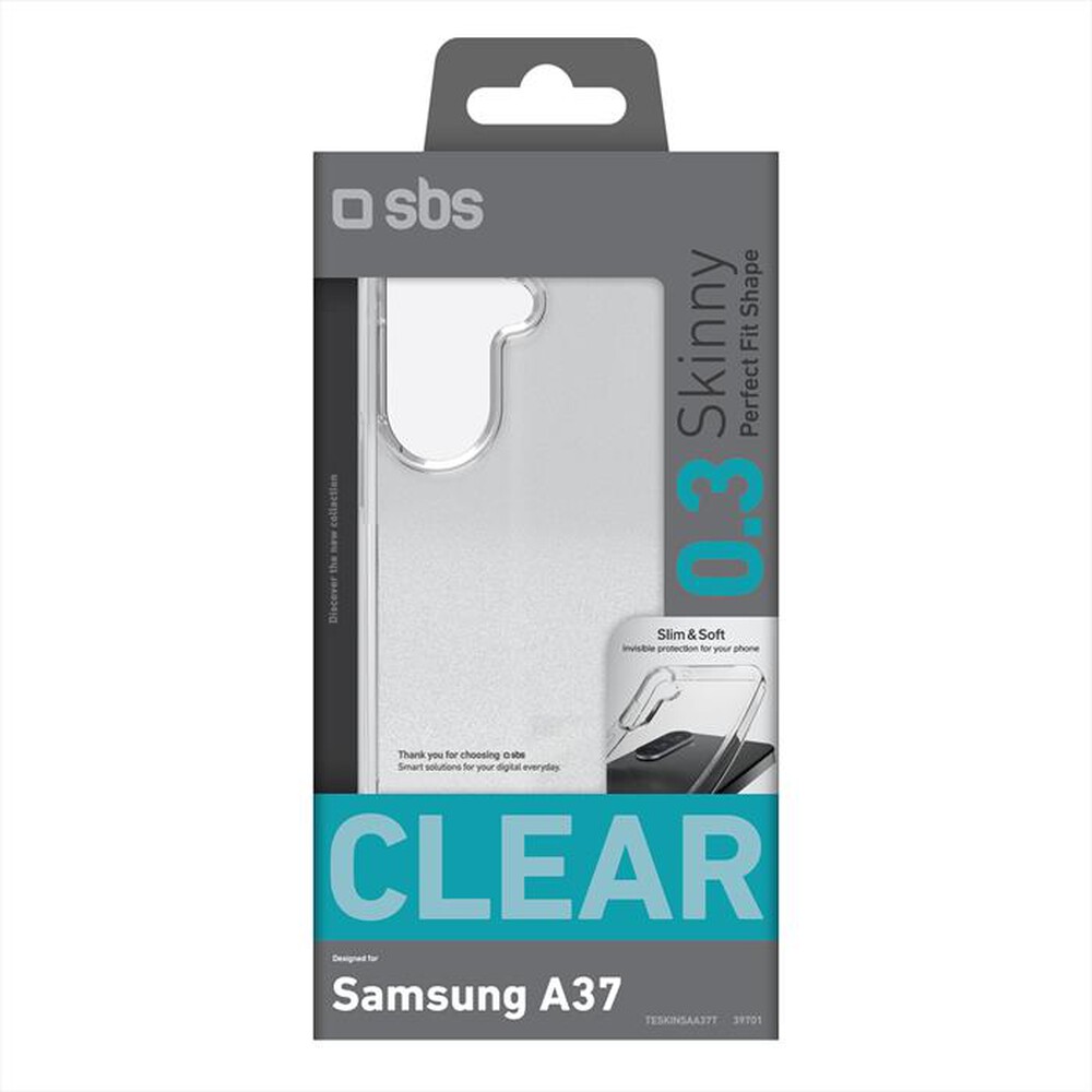 Immagine del prodotto SBS - Cover in TPU per Samsung A37-Trasparente