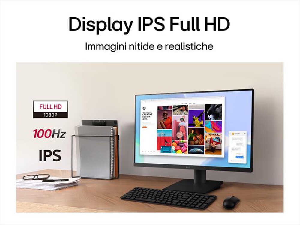 Immagine del prodotto LG - Monitor LED FHD 23,8" 24BR400-B-Nero
