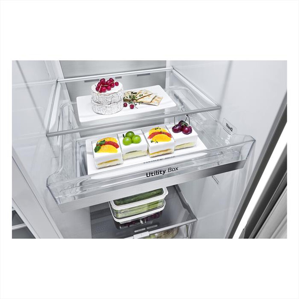 Immagine del prodotto LG - Frigorifero side by side GSLV90PZAD Classe D 635lt-Acciaio inossidabile