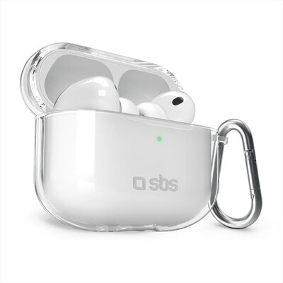 SBS - Custodia per Apple Airpods Pro 3 e basetta-Trasparente