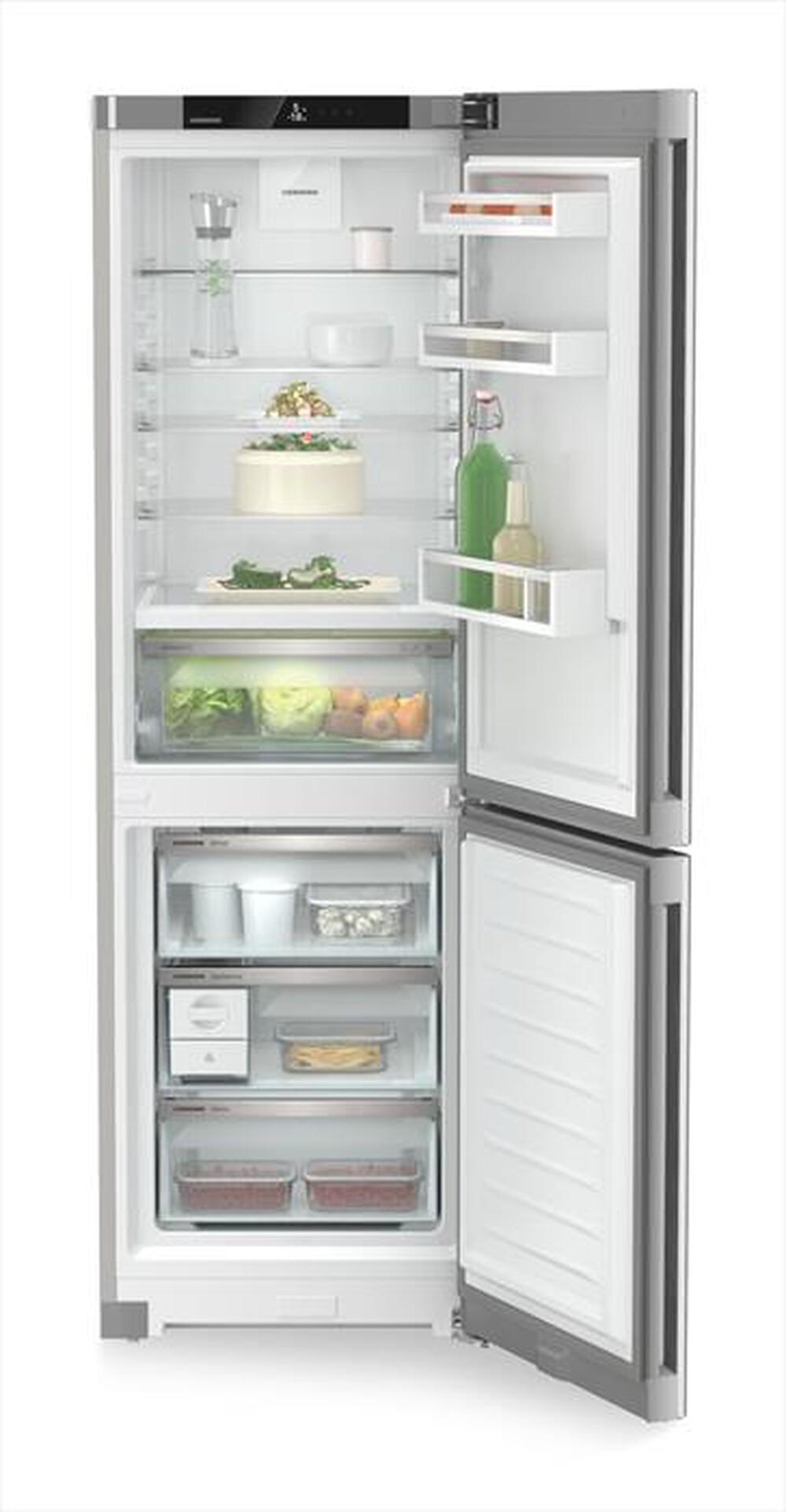 Immagine del prodotto LIEBHERR - Frigorifero combinato CBNSFC 522I-20 Classe C-SteelFinish / Silver