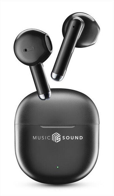 MUSIC SOUND - Auricolare Bluetooth a capsula BREEZE-Nero