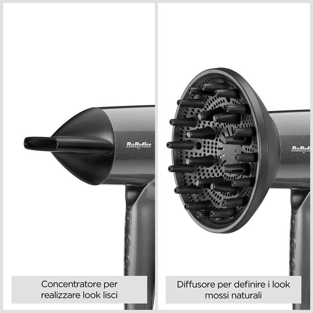 Immagine del prodotto BABYLISS - Asciugacapelli Titanium Shine D6200DE-SILVER