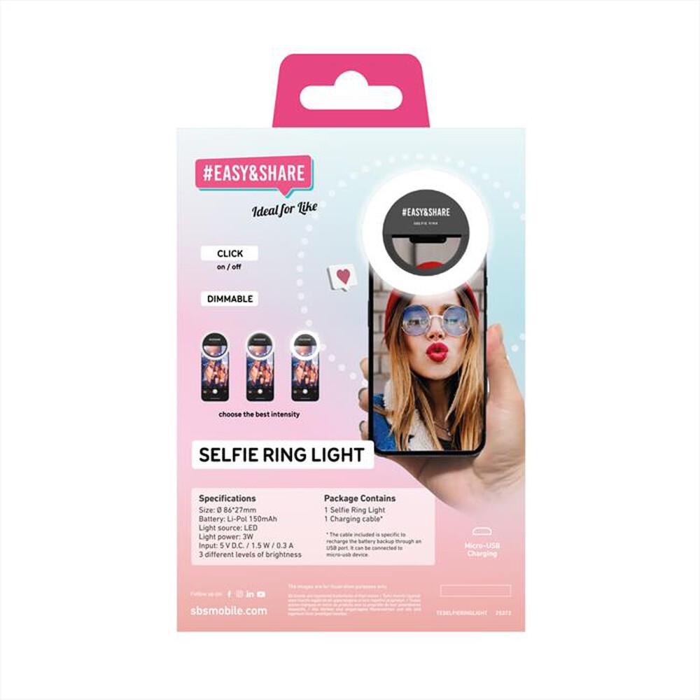 Immagine del prodotto SBS - TESELFIERINGLIGHT-Bianco
