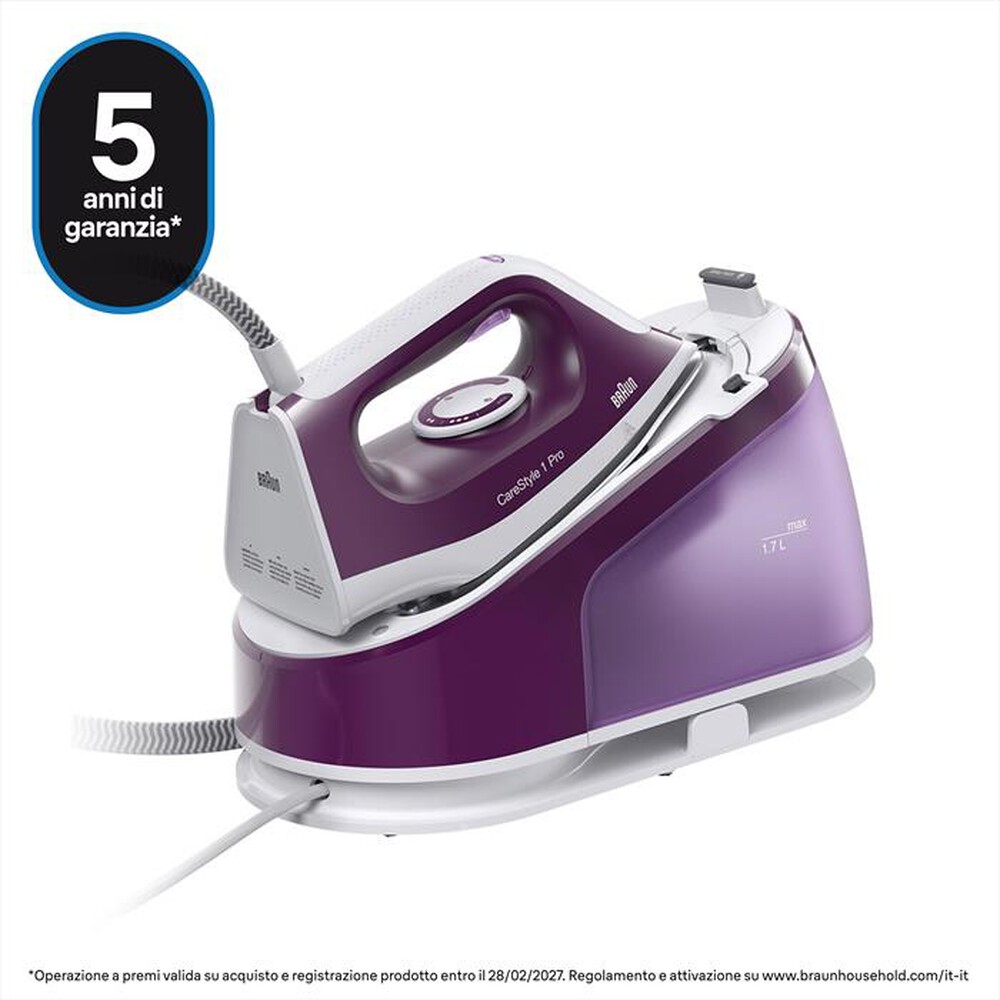 Immagine del prodotto BRAUN - SISTEMA STIRANTE CARESTYLE 1 PRO IS1514VI-Viola